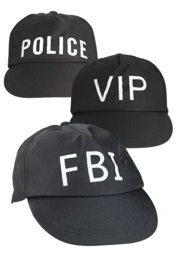 Αποκριάτικο Αξεσουάρ Καπέλο FBI, POLICE και VIP