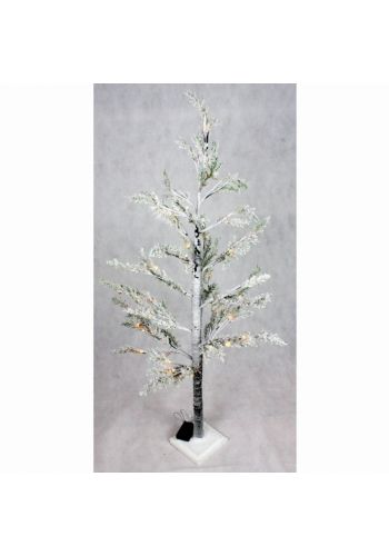 Χριστουγεννιάτικο Φωτιζόμενο Δέντρο Χιονισμένο με LED (1,3m)