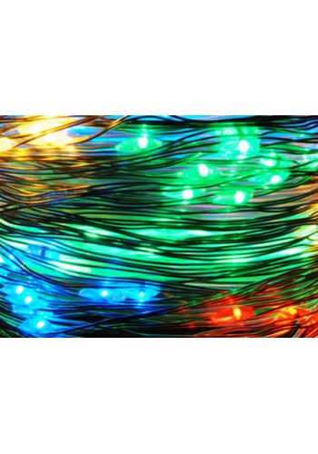 240 Πολύχρωμα Φωτάκια LED Copper Εξωτερικού Χώρου (24m)