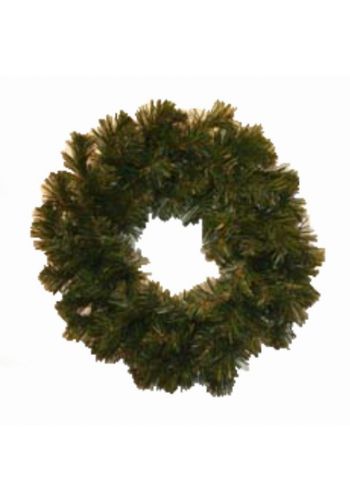 Χριστουγεννιάτικο Διακοσμητικό Στεφάνι Πράσινο (80cm)