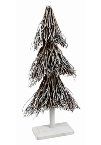Χριστουγεννιάτικο Διακοσμητικό Ξύλινο Δέντρο, με Κλαδάκια (1m)