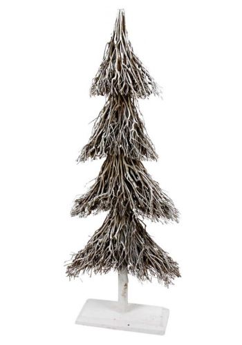 Χριστουγεννιάτικο Διακοσμητικό Ξύλινο Δέντρο, με Κλαδάκια (1,6m)