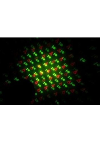 Χριστουγεννιάτικος Προβολέας LASER με Χριστουγεννιάτικα Σχέδια (14cm)