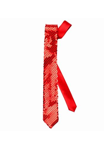 Αποκριάτικο Αξεσουάρ Κόκκινη Γραβάτα με Πούλιες