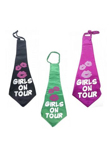 Αποκριάτικο Αξεσουάρ Γραβάτα Giant "Girls on Tour" (3 Χρώματα)
