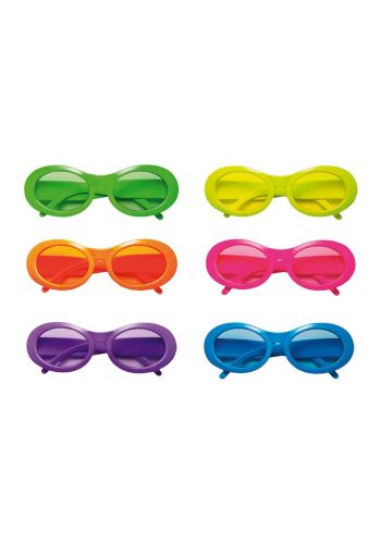 Αποκριάτικο Αξεσουάρ Γυαλιά Μόδας Neon (6 Χρώματα)