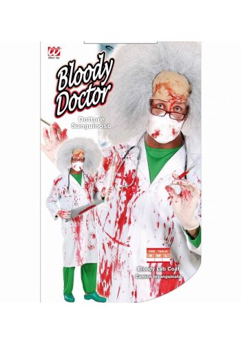 Αποκριάτικη Στολή Ποδιά Γιατρού με Αίμα