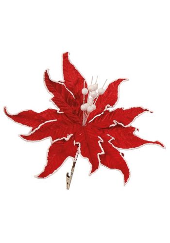 Χριστουγεννιάτικο Λουλούδι Κόκκινο Αλεξανδρινό (27cm)