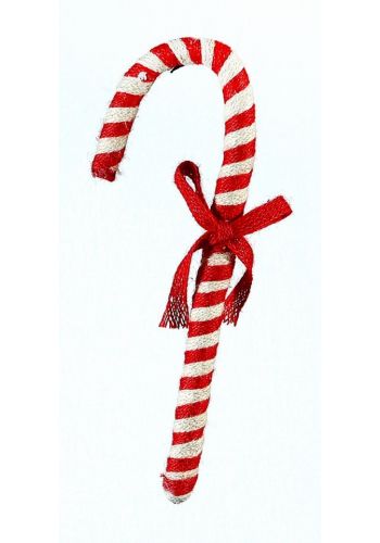 Χριστουγεννιάτικο Ζαχαρωτό Μπαστουνάκι Οροφής Κόκκινο (30cm)
