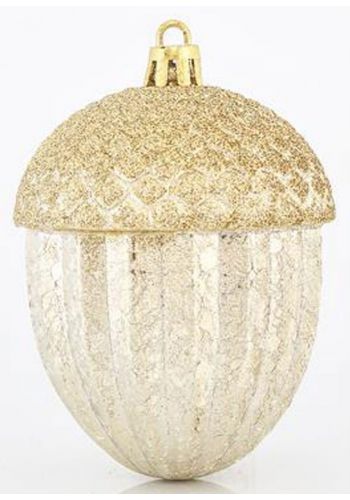 Χριστουγεννιάτικο Βελανίδι Χρυσό (8cm)