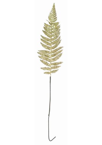 Χριστουγεννιάτικο Διακοσμητικό Κλαδί Φτέρης Χρυσό (57cm)