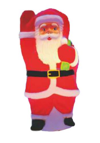 Χριστουγεννιάτικο Φωτιζόμενο Γλυπτό Άγιος Βασίλης (80cm)