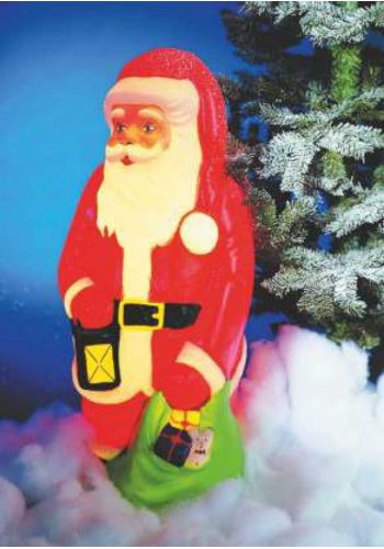 Χριστουγεννιάτικο Φωτιζόμενο Γλυπτό Άγιος Βασίλης (100cm)