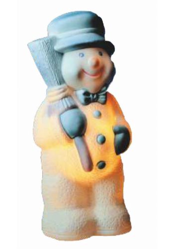 Χριστουγεννιάτικο Φωτιζόμενο Γλυπτό Χιονάνθρωπος (60cm)