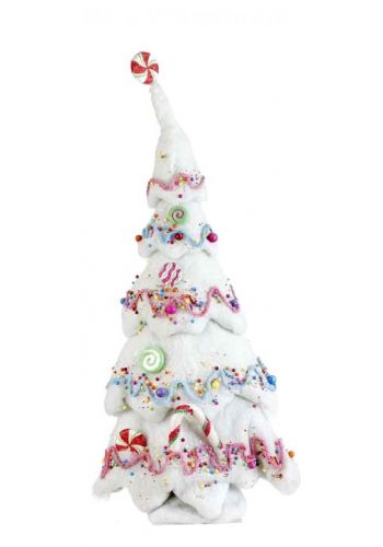 Χριστουγεννιάτικο Ζαχαρωτό Δέντρο Πολύχρωμο - 91cm