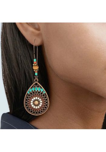 Αποκριάτικο Αξεσουάρ Σκουλαρίκια Bohemian Mosaic Earring - Σετ 2 τεμ.