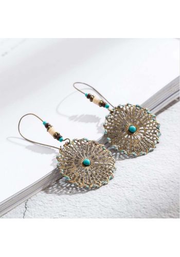 Αποκριάτικο Αξεσουάρ Σκουλαρίκια Bohemian Vintage Earring - Σετ 2 τεμ.