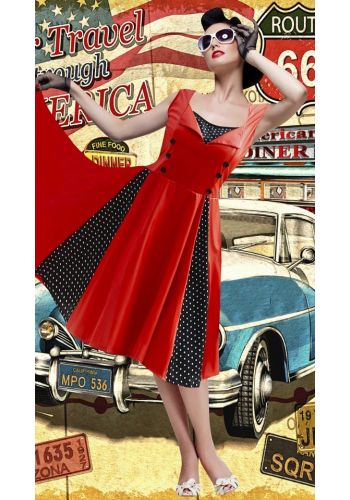 Αποκριάτικη Στολή Rockabilly Pin-Up