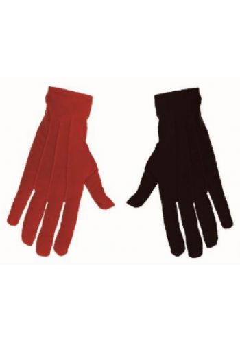 Αποκριάτικο Αξεσουάρ Γάντια Μαύρο-Κόκκινο
