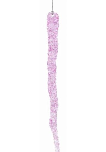 Χριστουγεννιάτικος Σταλακτίτης ροζ (23cm)