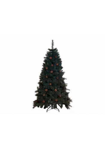 Χριστουγεννιάτικο Δέντρο με Κουκουνάρια (2,10m)
