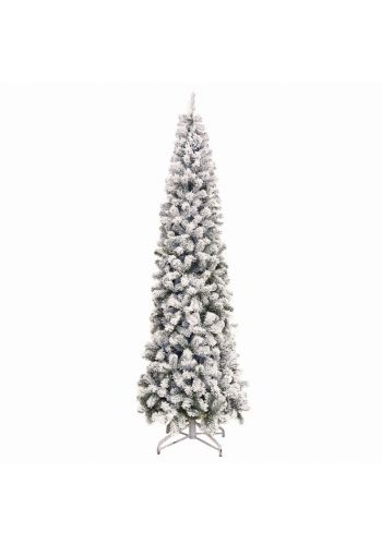 Χριστουγεννιάτικο Χιονισμένο Δέντρο Super Slim CYPRESS (1,80m)