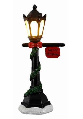 Χριστουγεννιάτικο Μεταλλικό Διακοσμητικό Φανάρι με LED Μαύρο (18cm)