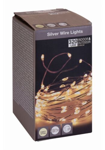 320 Λευκά Θερμά Φωτάκια LED Copper Εξωτερικού Χώρου (32m)