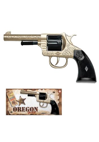 Αποκριάτικο Αξεσουάρ Μεταλλικό Όπλο Edison Oregon (22cm)