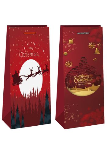 Χριστουγεννιάτικη Τσάντα Δώρου με Διάφορα Σχέδια (35,5cm)