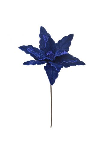 Χριστουγεννιάτικο Λουλούδι Μπλε Αλεξανδρινό (60cm)
