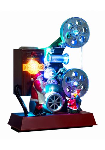 Χριστουγεννιάτικος Διακοσμητικός Προβολέας Ταινιών με LED (22cm)