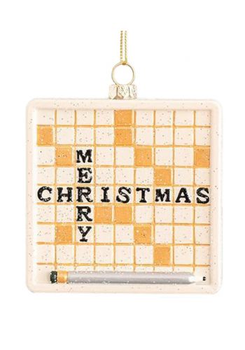 Χριστουγεννιάτικο Κρεμαστό Παιχνίδι Λέξεων με "Merry Christmas" (10.4cm)