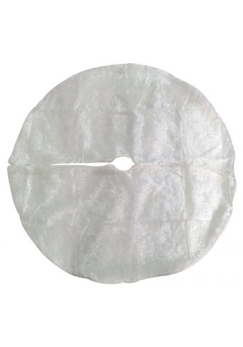 Χριστουγεννιάτικη Λευκή Ποδιά Δέντρου (90cm)