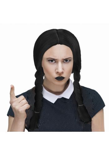Αποκριάτικο Αξεσουάρ Περούκα Gothic School