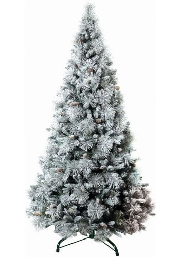 Χριστουγεννιάτικο Χιονισμένο Δέντρο Βοράς (2,40m)