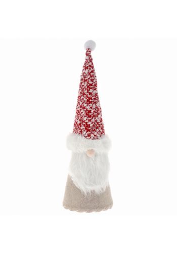 Χριστουγεννιάτικος Διακοσμητικός Τσόχινος Άγιος Βασίλης GNOME (32cm)