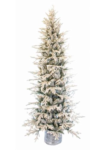 Χριστουγεννιάτικο Χιονισμένο Δέντρο Ελσίνκι με Γλάστρα (1,80m)