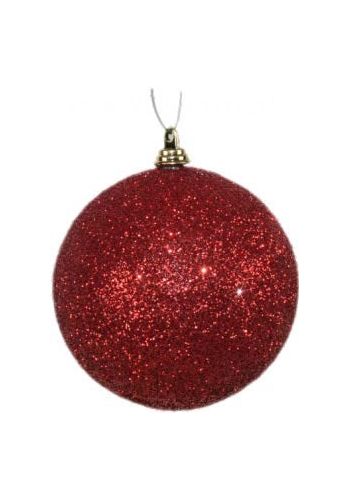 Χριστουγεννιάτικη Μπάλα Κόκκινη - 6 cm