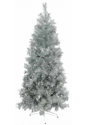 Χριστουγεννιάτικο Στενό Δέντρο SILVER SLIM (1,8m)