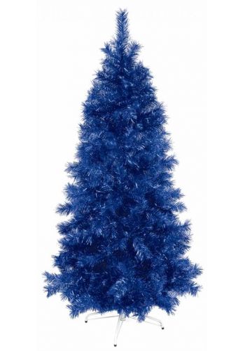 Χριστουγεννιάτικο Στενό Δέντρο BLUE SLIM (2,1m)