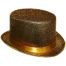 Αποκριάτικο Αξεσουάρ Καπέλο Ημίψηλο Χρυσό