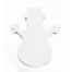 Χριστουγεννιάτικο Κρεμαστό Διακοσμητικό Οροφής, Λευκός Χιονάνθρωπος (40cm)