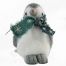 Χριστουγεννιάτικος Πιγκουίνος, με Πράσινο Κασκόλ (25cm)