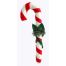 Χριστουγεννιάτικο Κρεμαστό Φελιζόλ Ζαχαρωτό Μπαστουνάκι, Κόκκινο-Λευκό με Φιόγκο (42cm) - 1 Τεμάχιο