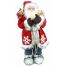 Χριστουγεννιάτικος Διακοσμητικός Πλαστικός Άγιος Βασίλης με Δώρα Κόκκινος (80cm)