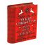 Χριστουγεννιάτικο Ξύλινο Διακοσμητικό Βιβλίο με Ευχές και LED, Κόκκινο (24cm)