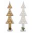 Χριστουγεννιάτικα Ξύλινα Διακοσμητικά Δεντράκια, με 20 LED Πολύχρωμα (80cm)