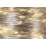 100 Λευκά Θερμά Φωτάκια LED Copper Μπαταρίας (5m)