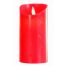 Χριστουγεννιάτικο Διακοσμητικό Κερί, Κόκκινο με LED (15cm)
